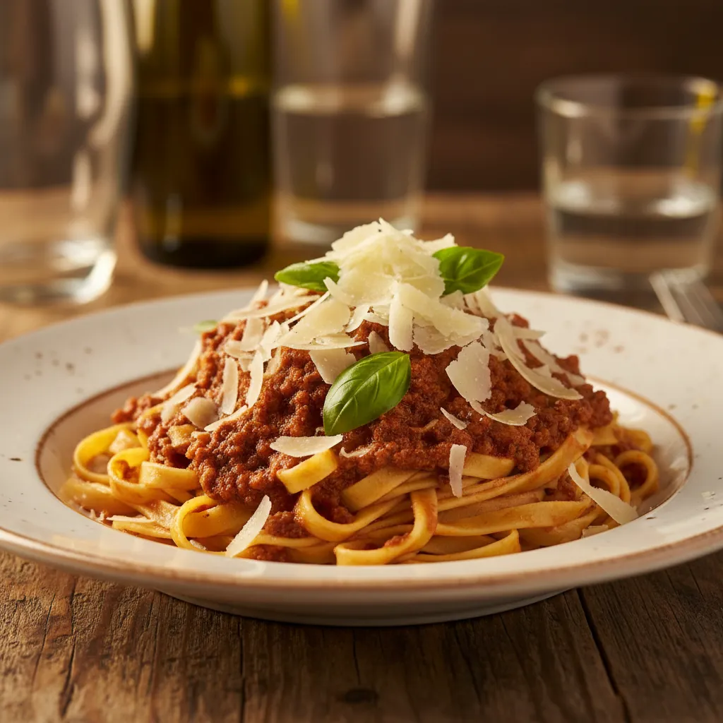 Verse tagliatelle pesto met spinazie en pijnboompitten