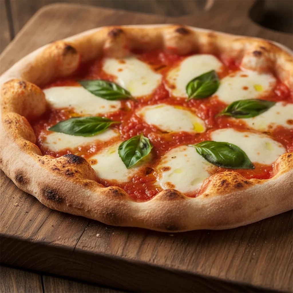 Pizza Di Parma met prosciutto, rucola en Parmezaanse kaas